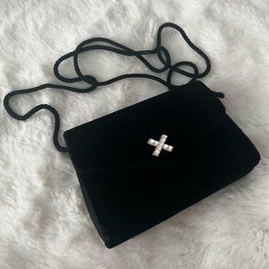 Velvet mini purse